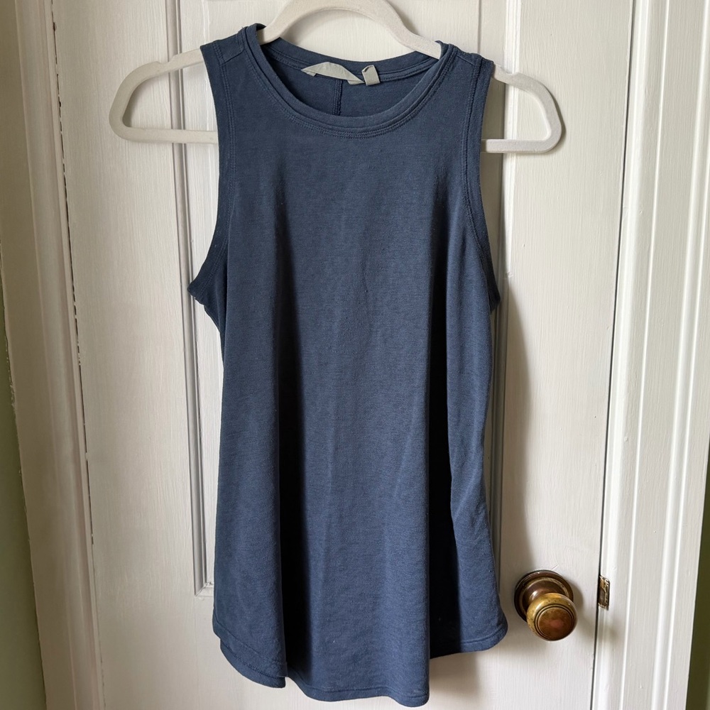 Athleta Slate Blue Breezy Tank Top Women’s Size XS